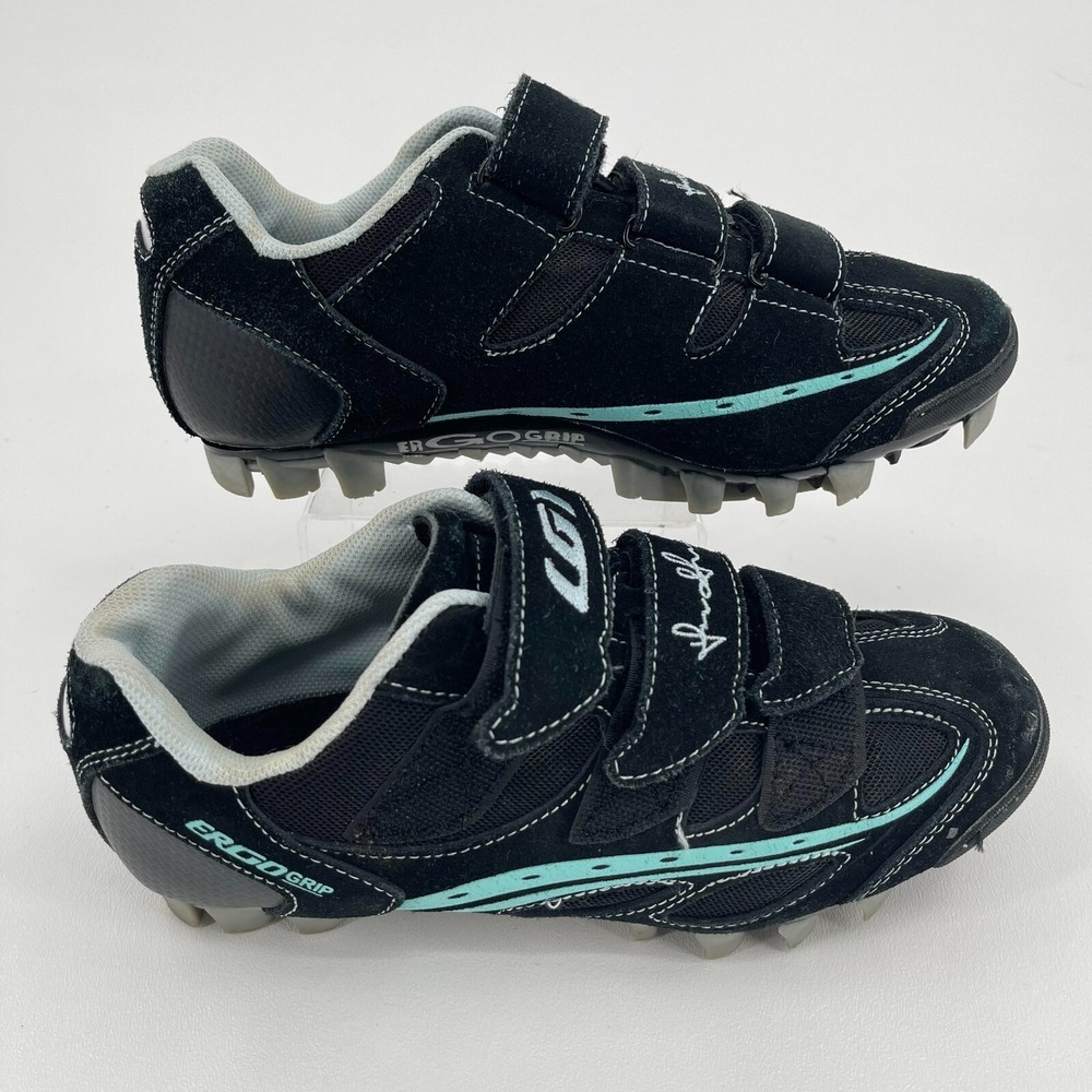 Louis Garneau Monte Rosa Cycling Shoes WOMENS Black Biking Bicycle‎ SIZE 8